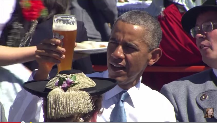 Brotzeit with President Obama