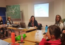 Democrats Abroad Munich Re-elects Meghan Driscoll Chairperson Meghan Driscoll, center, was re-elected AD Munich Chair -- munichFOTO