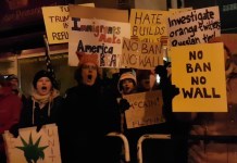 Video: Making Some Noise at the DA Protest Against VP Pence