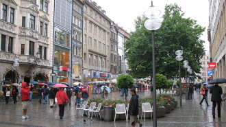 Finally some much needed rain! Photo: dpa