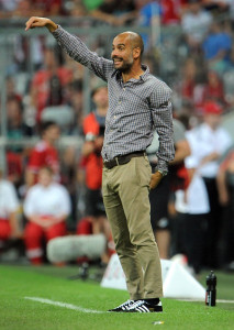 Pep Guardiola is still figuring out what his best XI will be. Photo: DPA