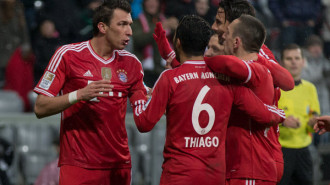 Thiago has been playing nothing short of sensational football recently. Photo: DPA