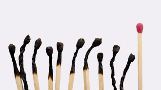 The term burnout was formulated in 1974 by the psychiatrist Herbert Freudenberger. Burnout is a state of long-term physical and mental exhaustion -- photo: dpa