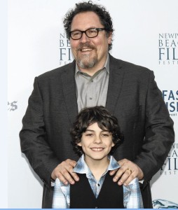 Jon Favreau with newcomer Emjay Anthony -- munichFOTO